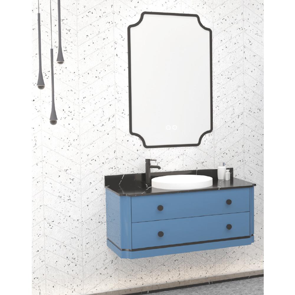 Aquanil Adria 100 Cm Banyo Dolabı - Mavi resmi