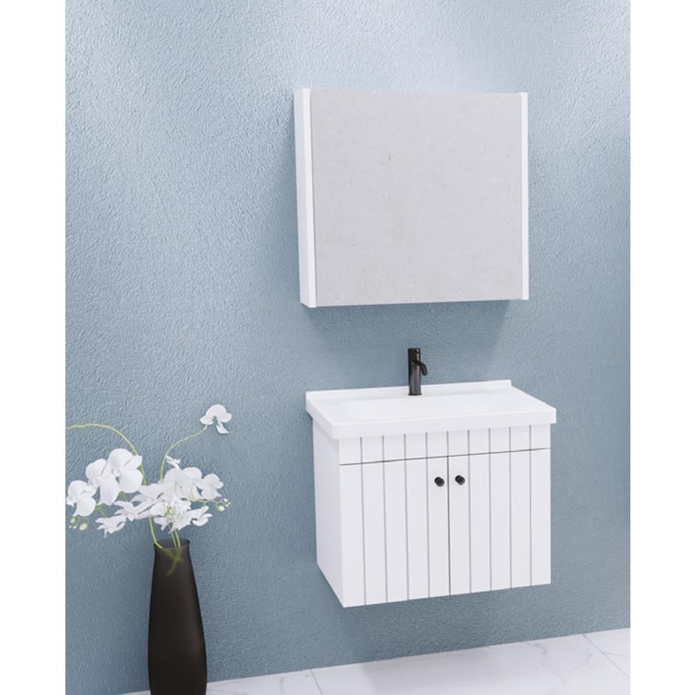 Aquanil Avien 65 Cm Bgn Banyo Dolabı - Beyaz resmi