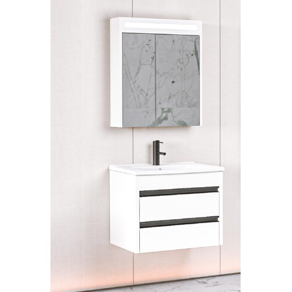 Aquanil Duenos 65 Cm Npl Banyo Dolabı - Beyaz resmi