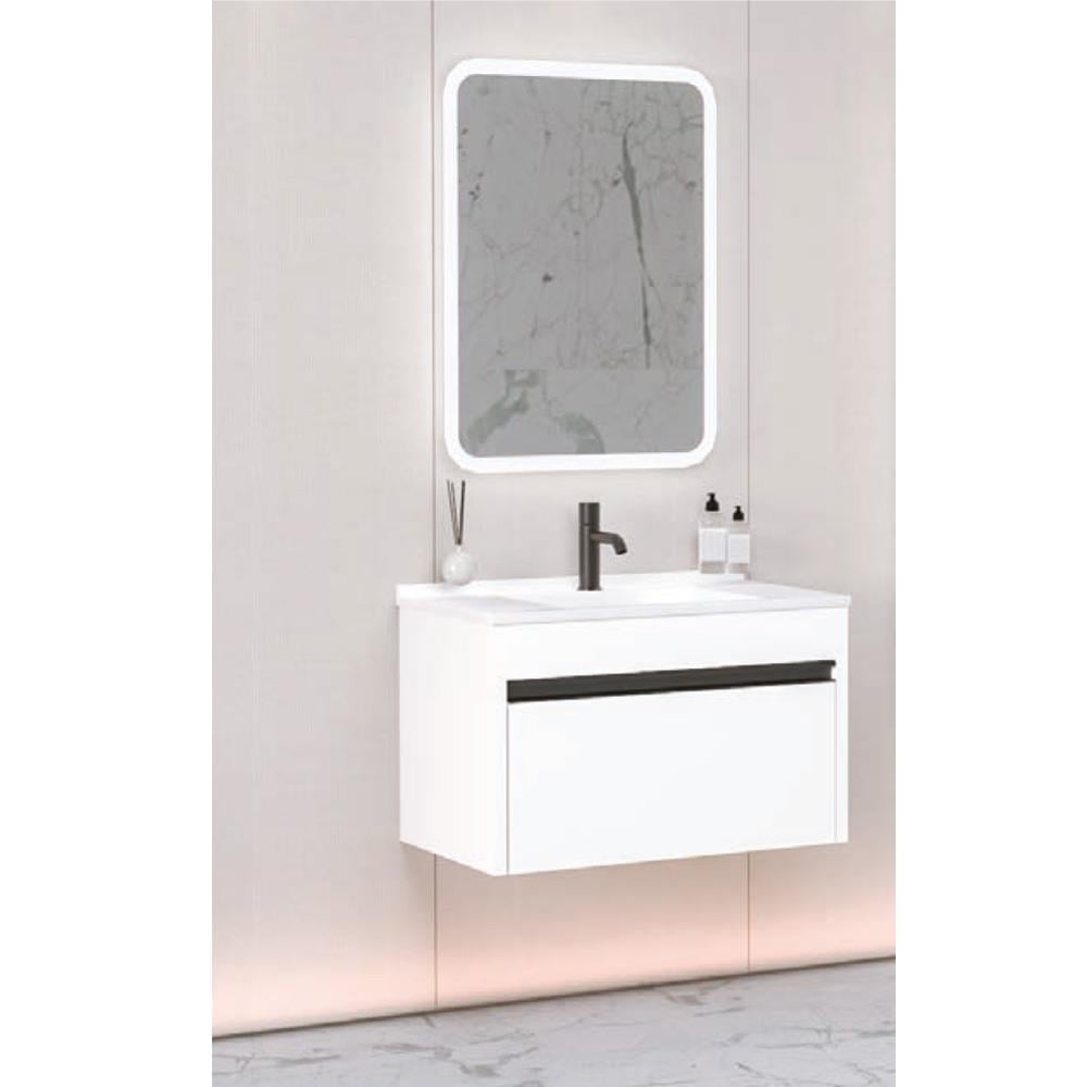 Aquanil Duenos 75 Cm Banyo Dolabı - Beyaz resmi