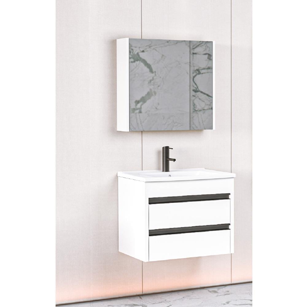 Aquanil Levante 65 Cm Bgn Banyo Dolabı - Beyaz resmi