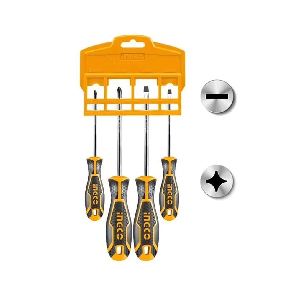 İngco Tornavida Seti 4'lü ING-HKSD0428 resmi