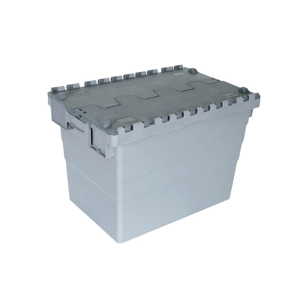 Sembol Plastik SPKM 416 Kapaklı Konik Menteşeli Kasa Gri 400x600x416mm resmi