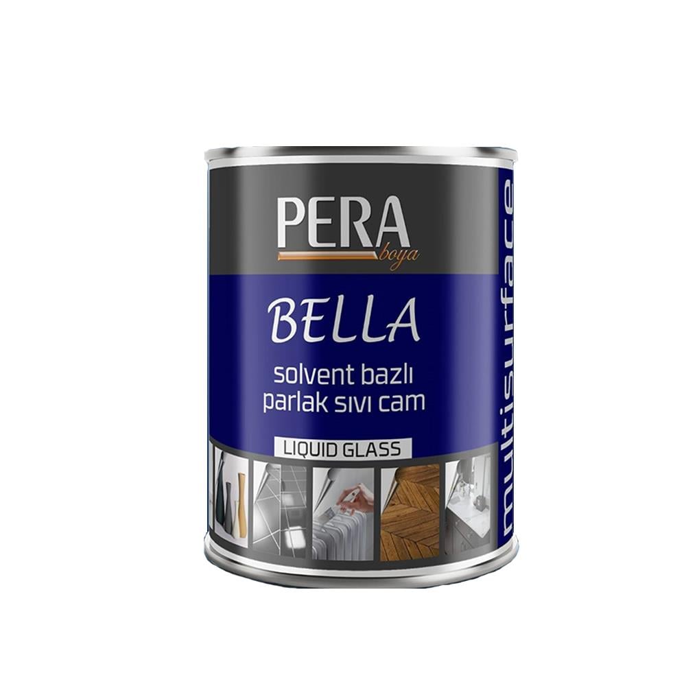 Pera Bella Solvent Bazlı Sıvı Cam Parlak 0,50 Kg resmi