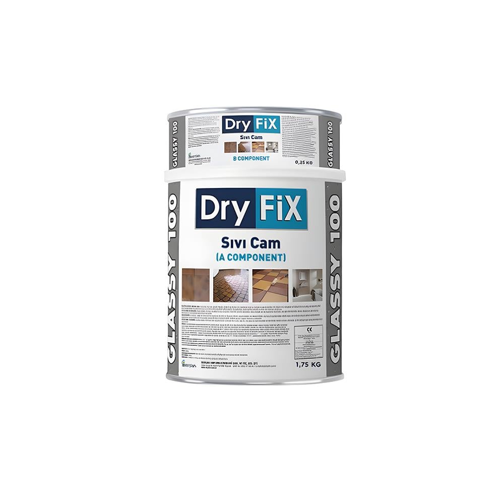 Dryfix Glassy 100 Sıvı Cam Şeffaf Su İzolasyonu 2 kg resmi