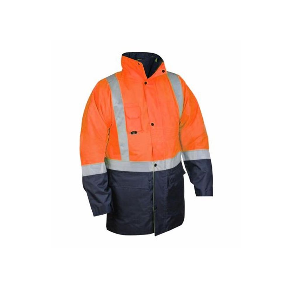 Master Reflektörlü Parka İş Montu Turuncu (L Beden) resmi