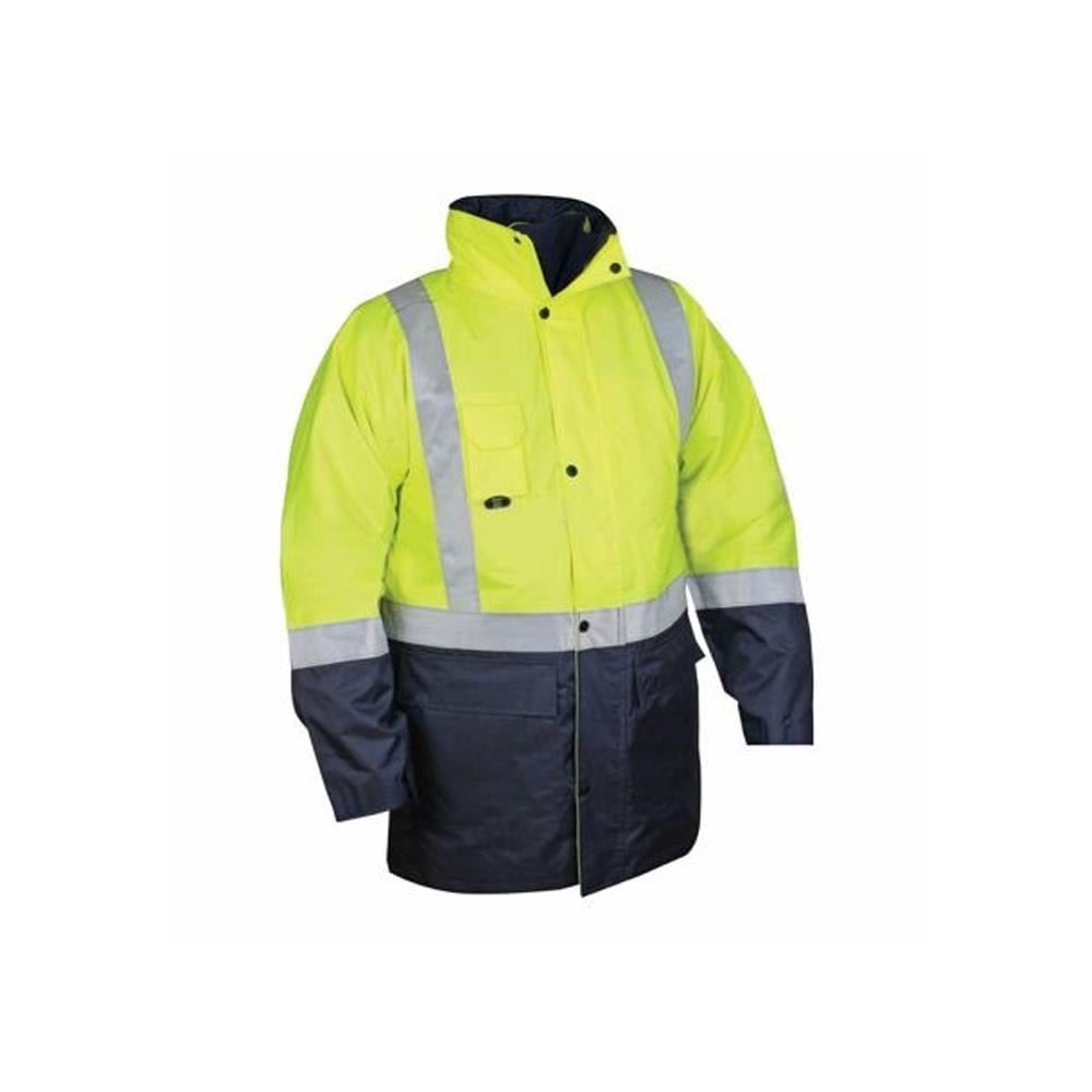 Master Reflektörlü Parka İş Montu Sarı (L Beden) resmi