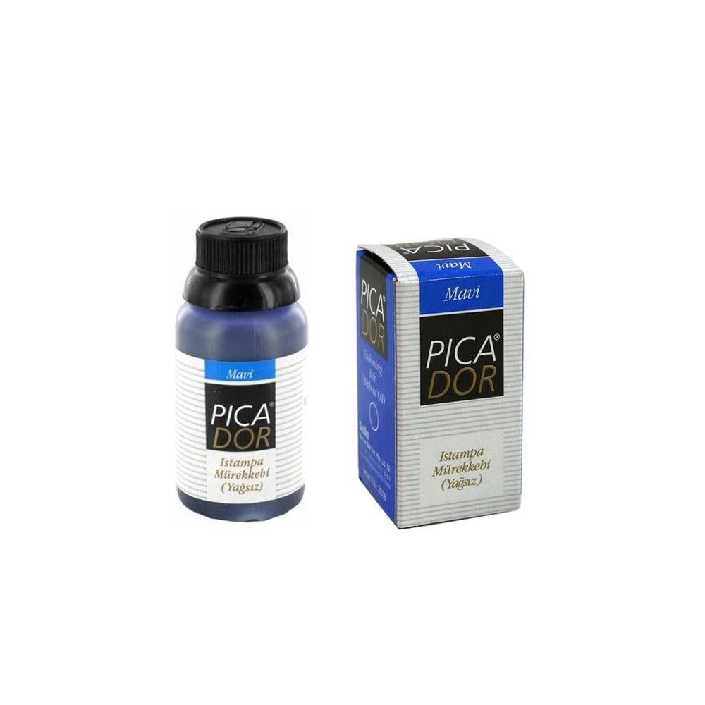 Picador Istampa Mürekkebi 30Cc Mavi resmi