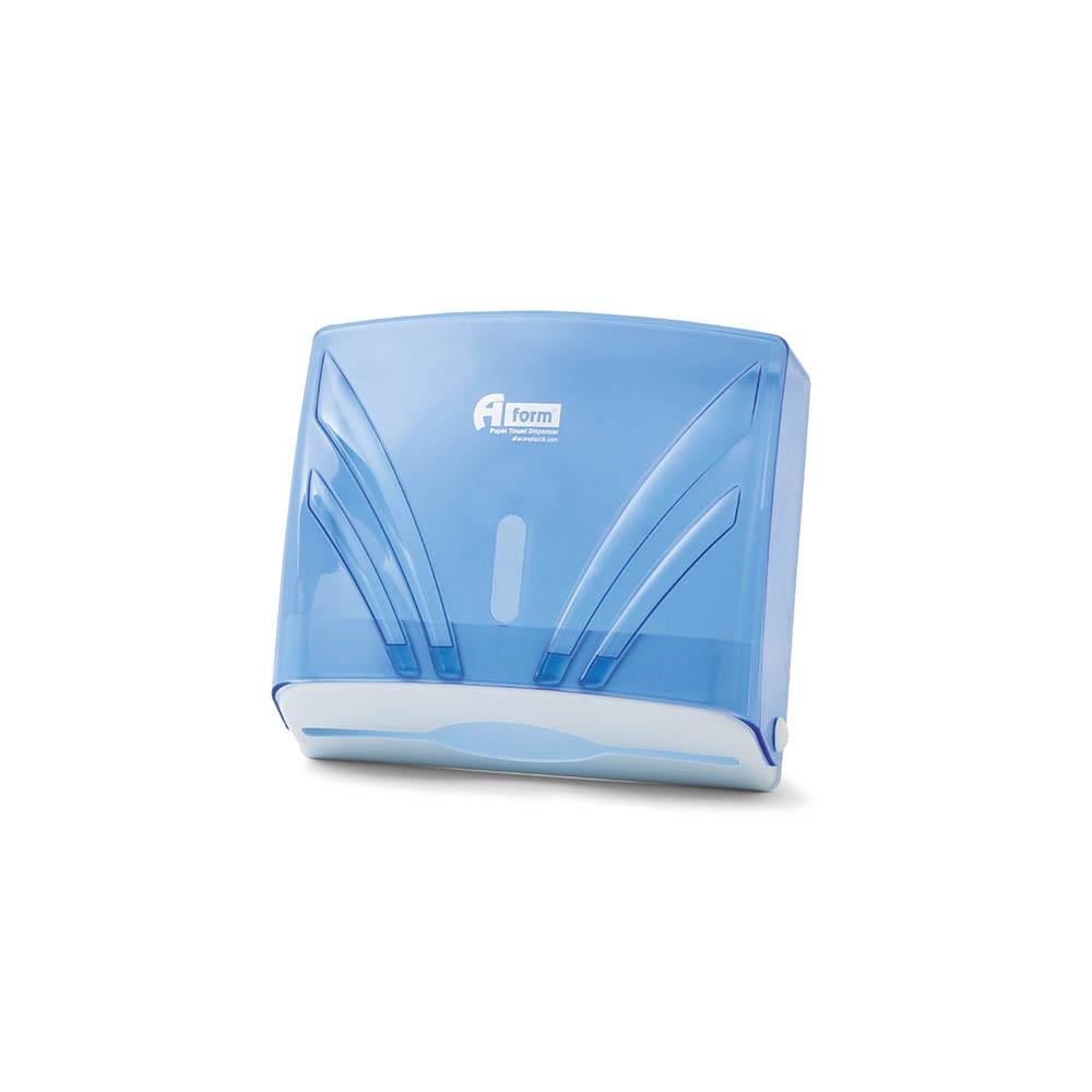 A Form Z Katlı Havlu Aparatı 200'Lü Şeffaf Mavi Zha-2 108 resmi