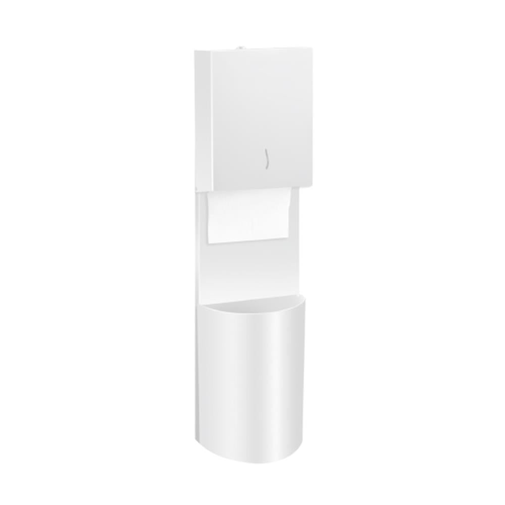 Maxiflow Çöp Kovalı Kağıtlık 400'Lük Oval Beyaz 29850 resmi