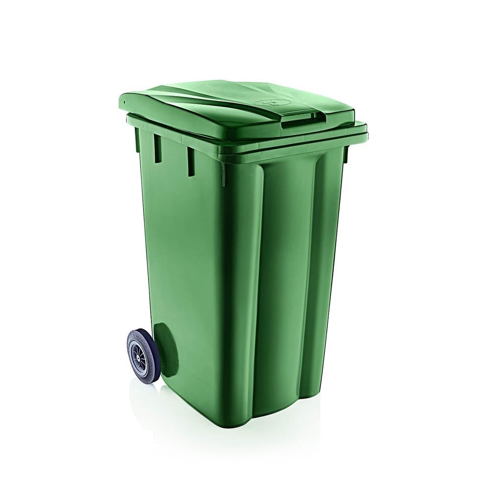 Şenyayla 240 Lt Tekerlekli Çöp Konteyneri Yeşil 6510 resmi