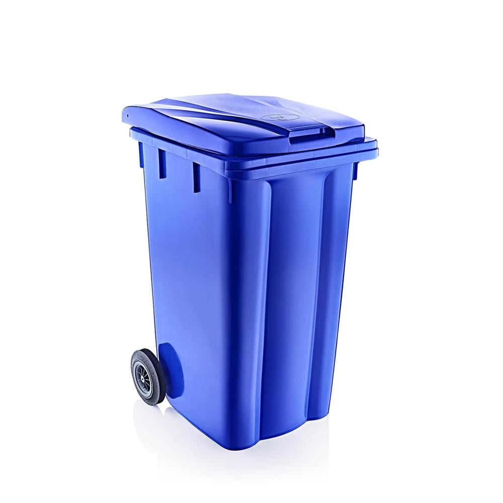 Şenyayla 240 Lt Tekerlekli Çöp Konteyneri Mavi 6510 resmi