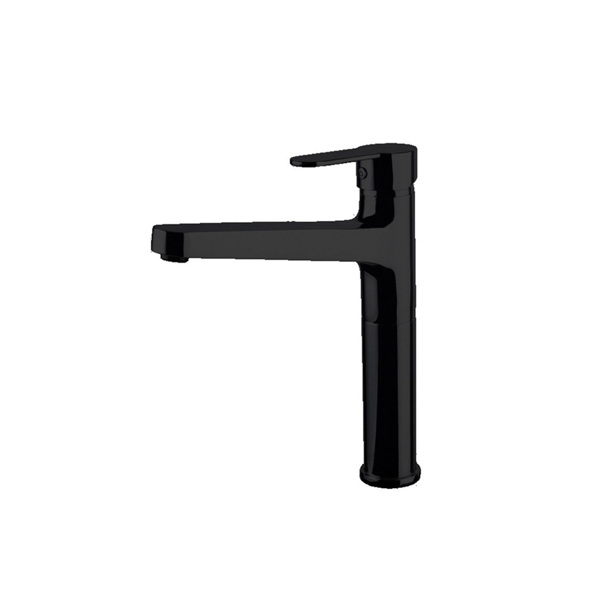 Newarc Domino Çanak Tipi Lavabo Bataryası Siyah 971001B resmi