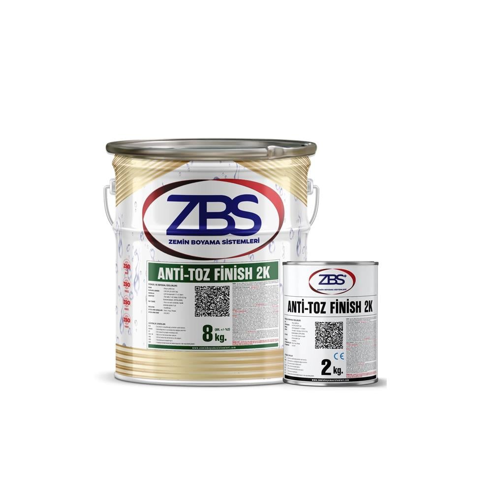 Zbs Anti-Toz Finish 2K 10 Kg (Tozumayi Aninda Keser) resmi