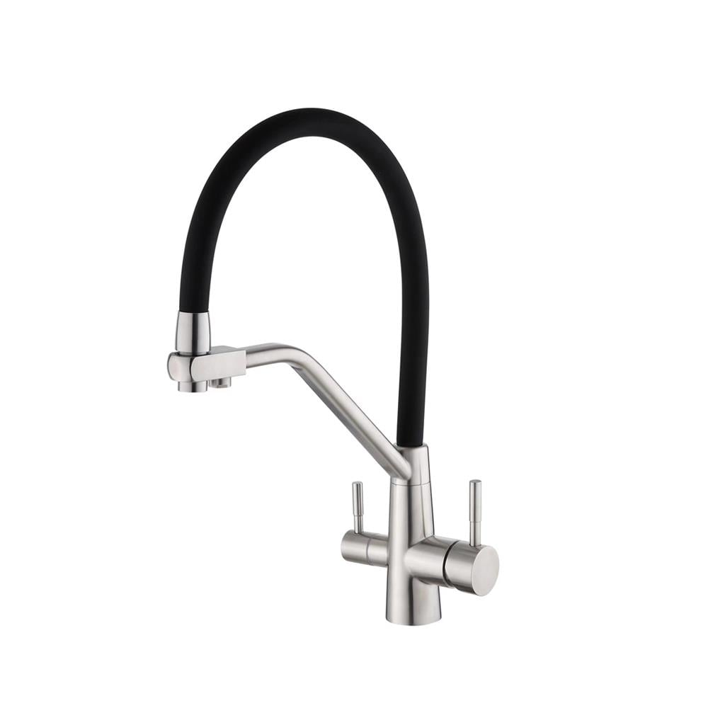 Fleko Best Ks16S3 Arıtmalı Eviye Bataryası İnox resmi