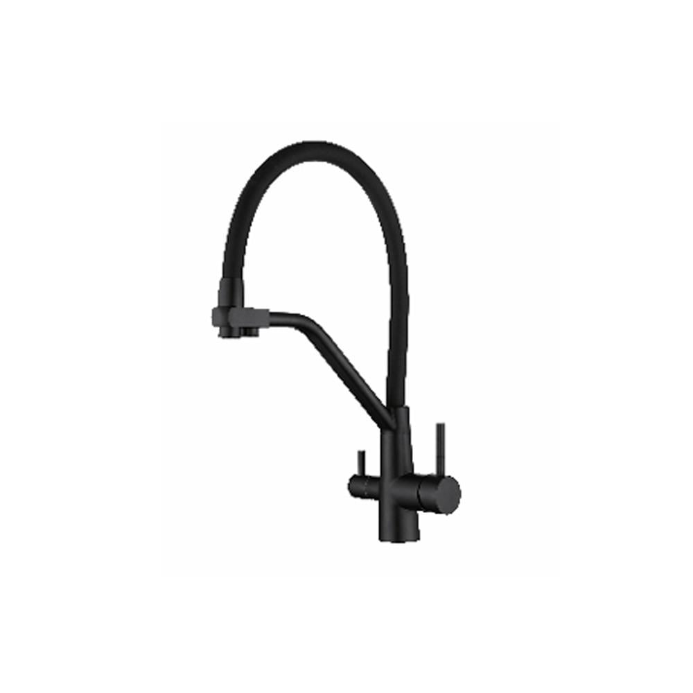 Fleko Best Ks16S3-C Arıtmalı Eviye Bataryası Siyah resmi