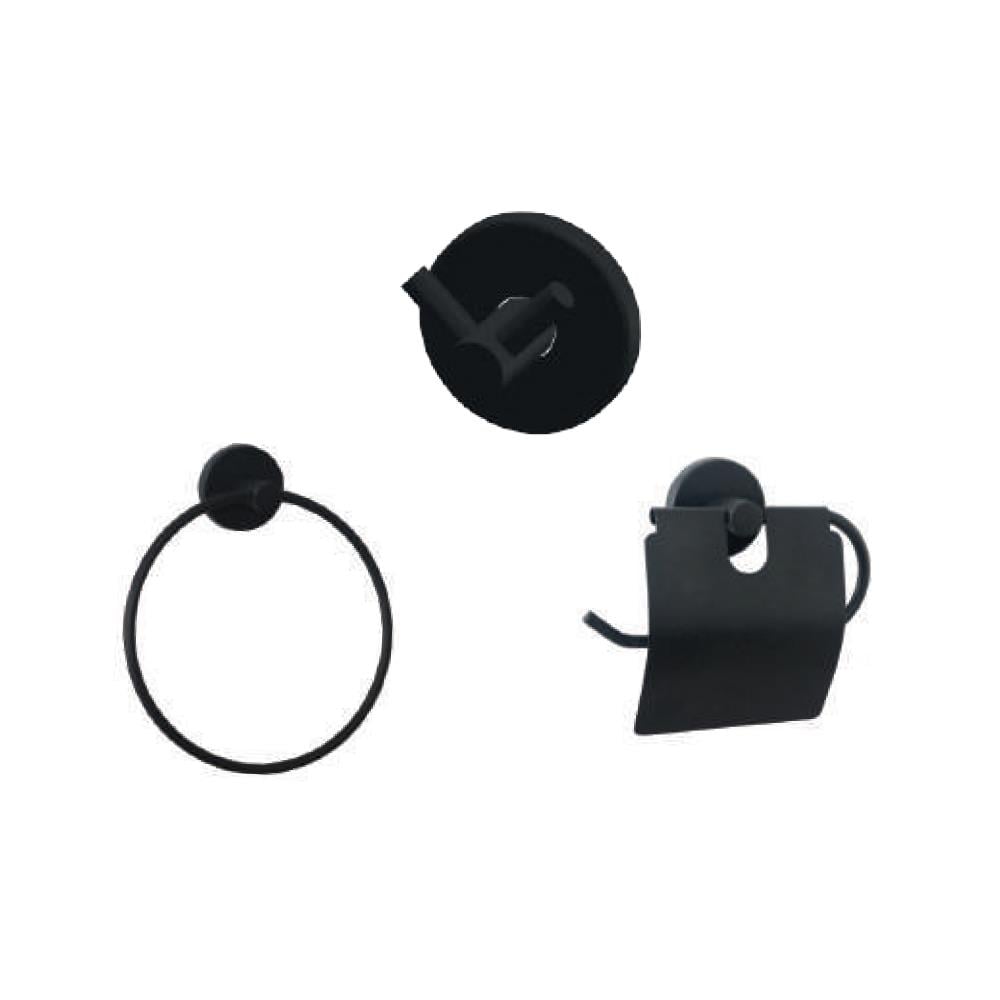 Maxiflow Mars Siyah Aksesuar Seti 3'Lü 34626 resmi