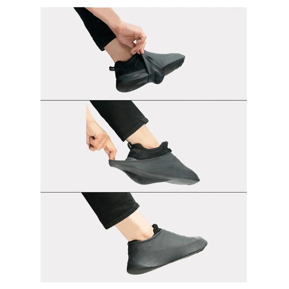 Latekstil Ayakkabı Koruyucusu Siyah M Beden (35-40) resmi