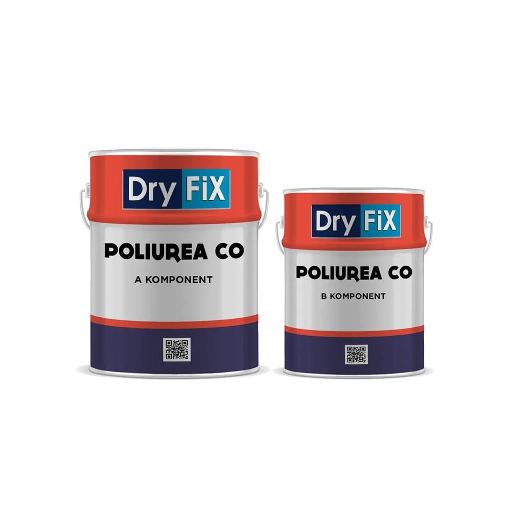 Dryfix Poliürea Co Soğuk Poliürea Esaslı Su Yalıtım Malzemesi 26,5 Kg Set resmi