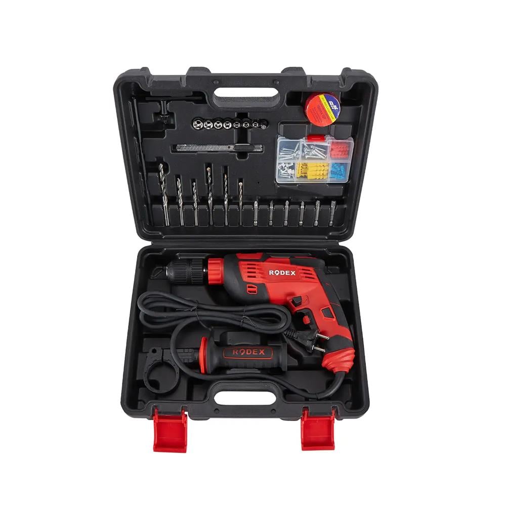 Rodex Darbeli Matkap Seti 650W 24 Parça Aksesuarlı Rdx1520A resmi