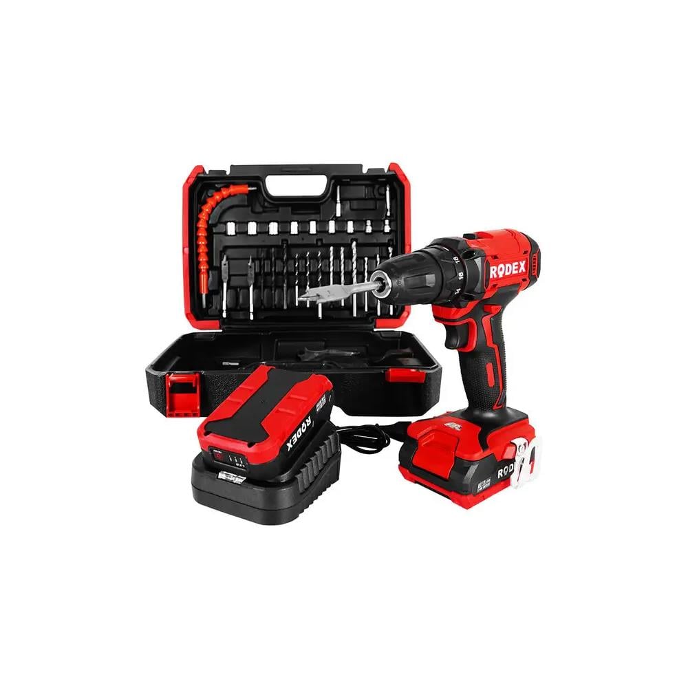 Rodex Akülü Matkap Vidalama 16.8V 2X2Ah 17 Parça Aksesuarlı Rdx3365A resmi