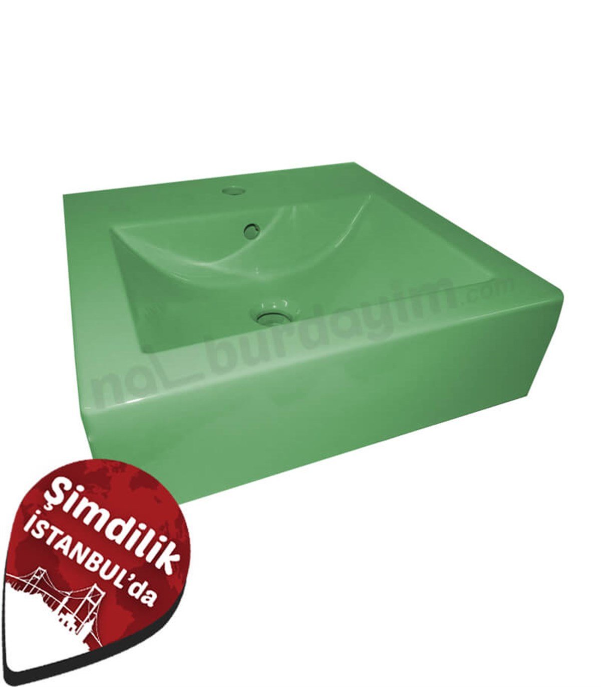 ECE SEKURA KARE LAVABO RENKLİ 7732 resmi