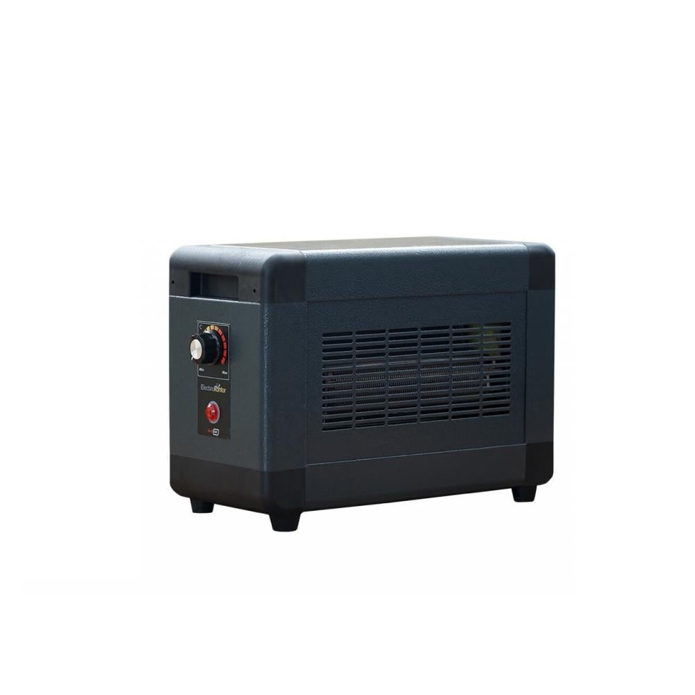 Heatbox Mini 2000W Monofaze Elektrikli Fanlı Isıtıcı Füme resmi