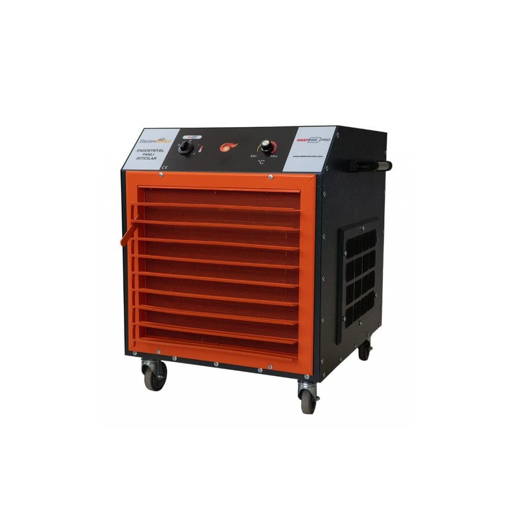 Heatbox Pro 30000W Trifaze Elektrikli Fanlı Isıtıcı Füme resmi