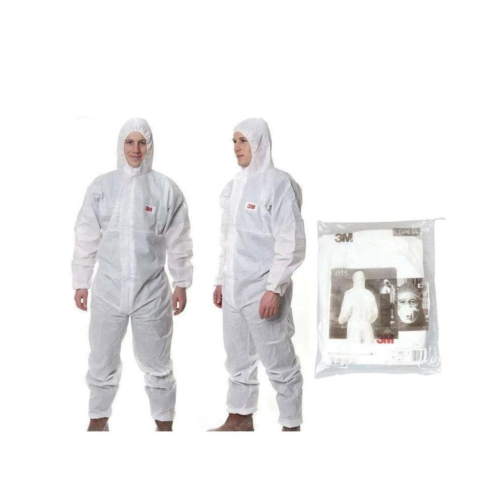 3M 4515 Beyaz Koruyucu Tulum - XL Beden resmi