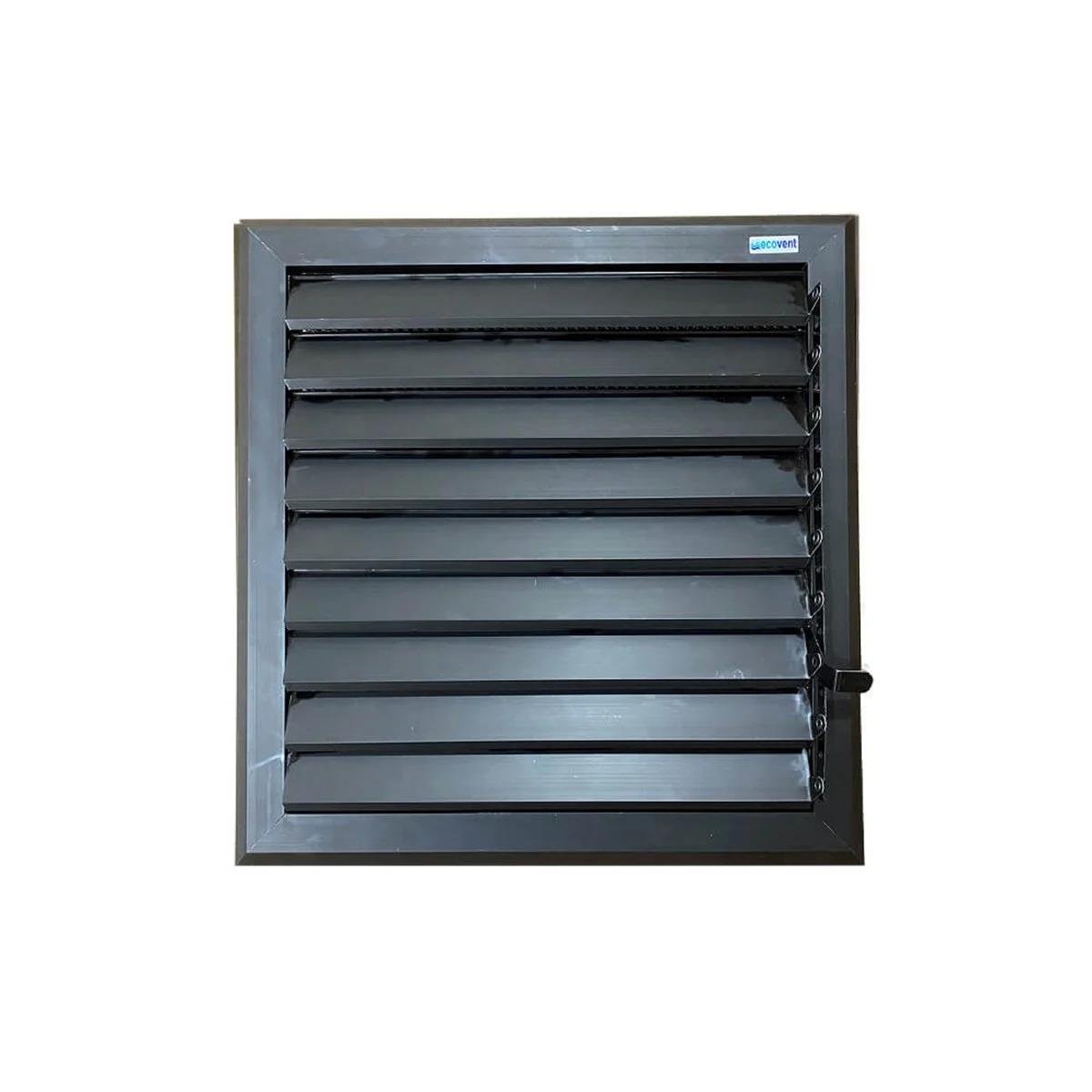 Alüminyum Mat Siyah Menfez 25X26 resmi