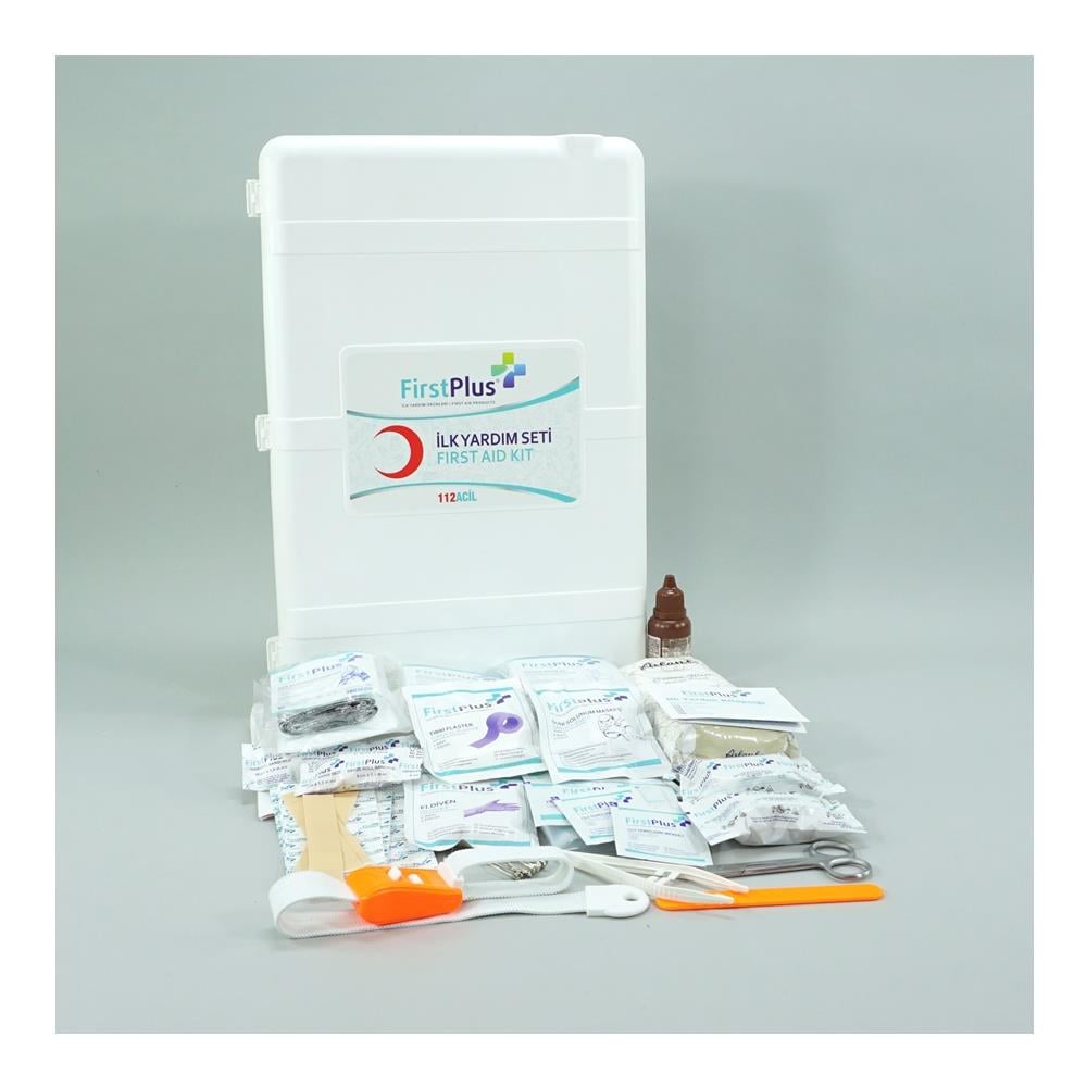 Firstplus Fp 11.102 Okul Beyaz Dolaplı İlk Yardım Seti resmi