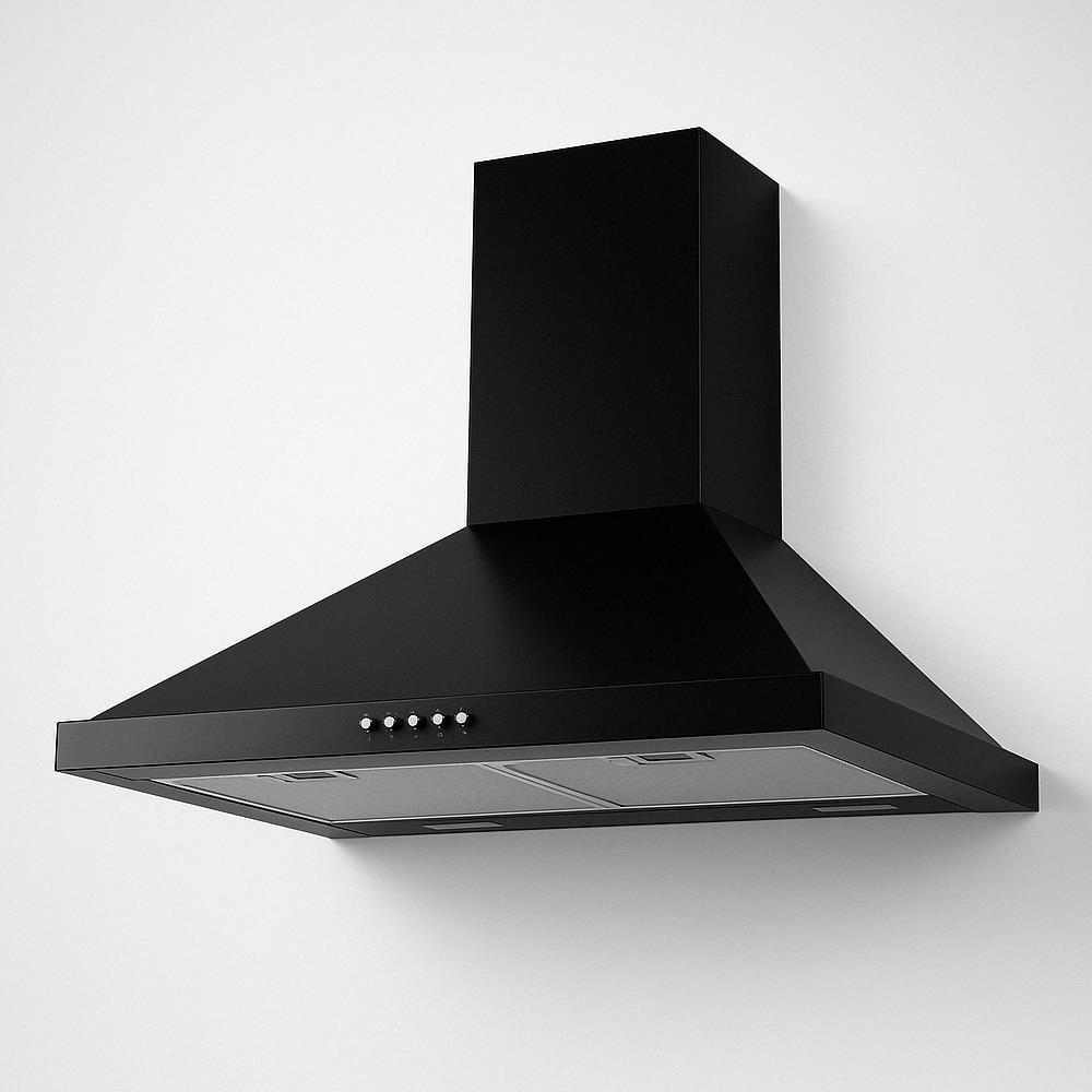 Alveus Gusto Siyah 60 Cm Piramit Davlumbaz (Ücretsiz Montaj) resmi