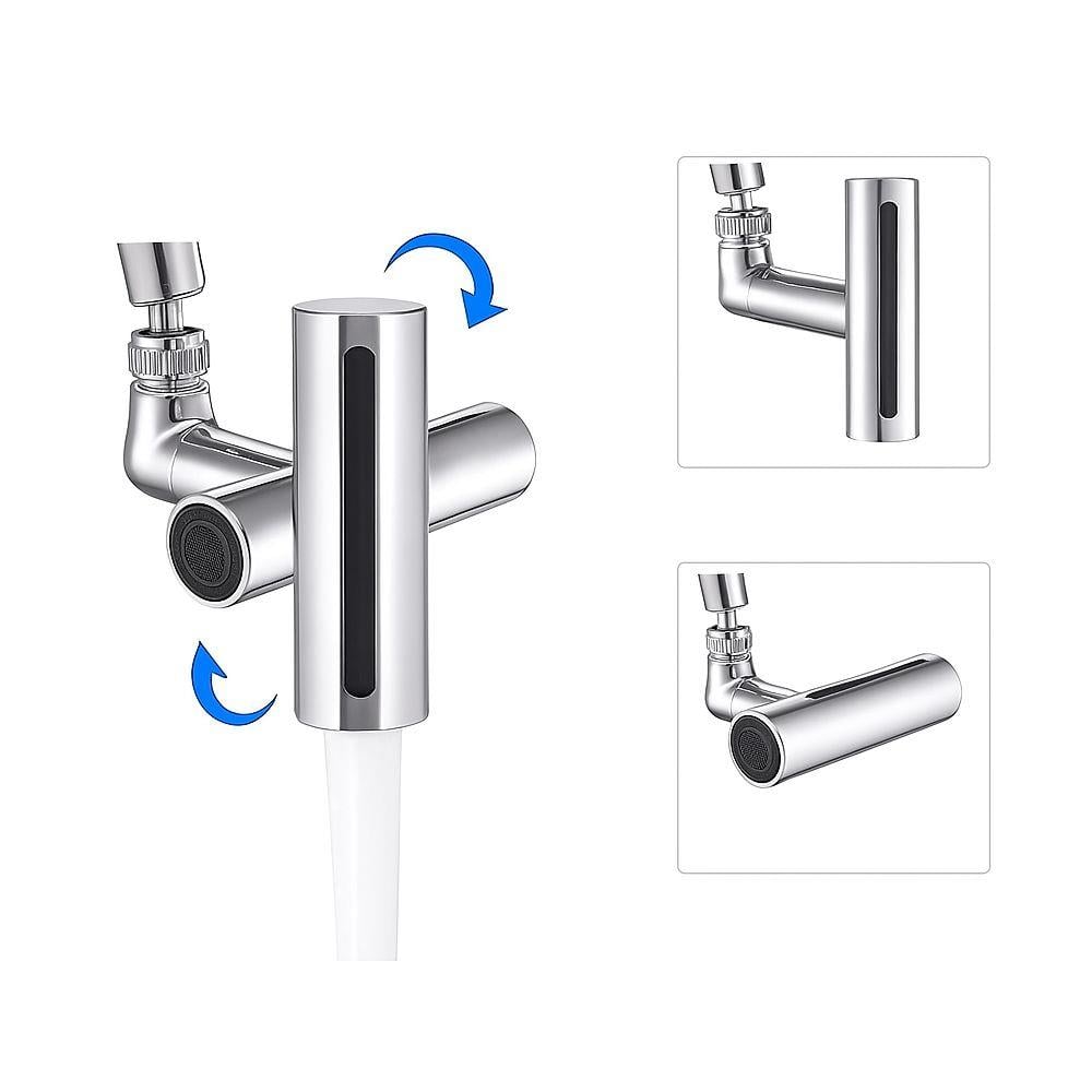 4 Fonksiyonlu 360° Döner Başlıklı Şelale Musluk Ucu Perlatör resmi