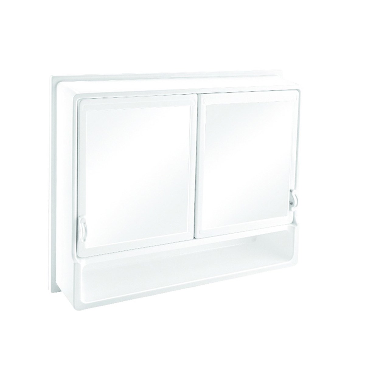 Çelikayna Etejerli Banyo Dolabı 2 Kapaklı 145 41X48X11Cm resmi