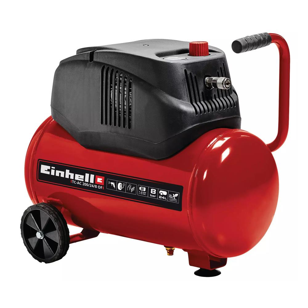 Einhell Tc-Ac 200/24/8 Of Kompresör (Yağsız) resmi