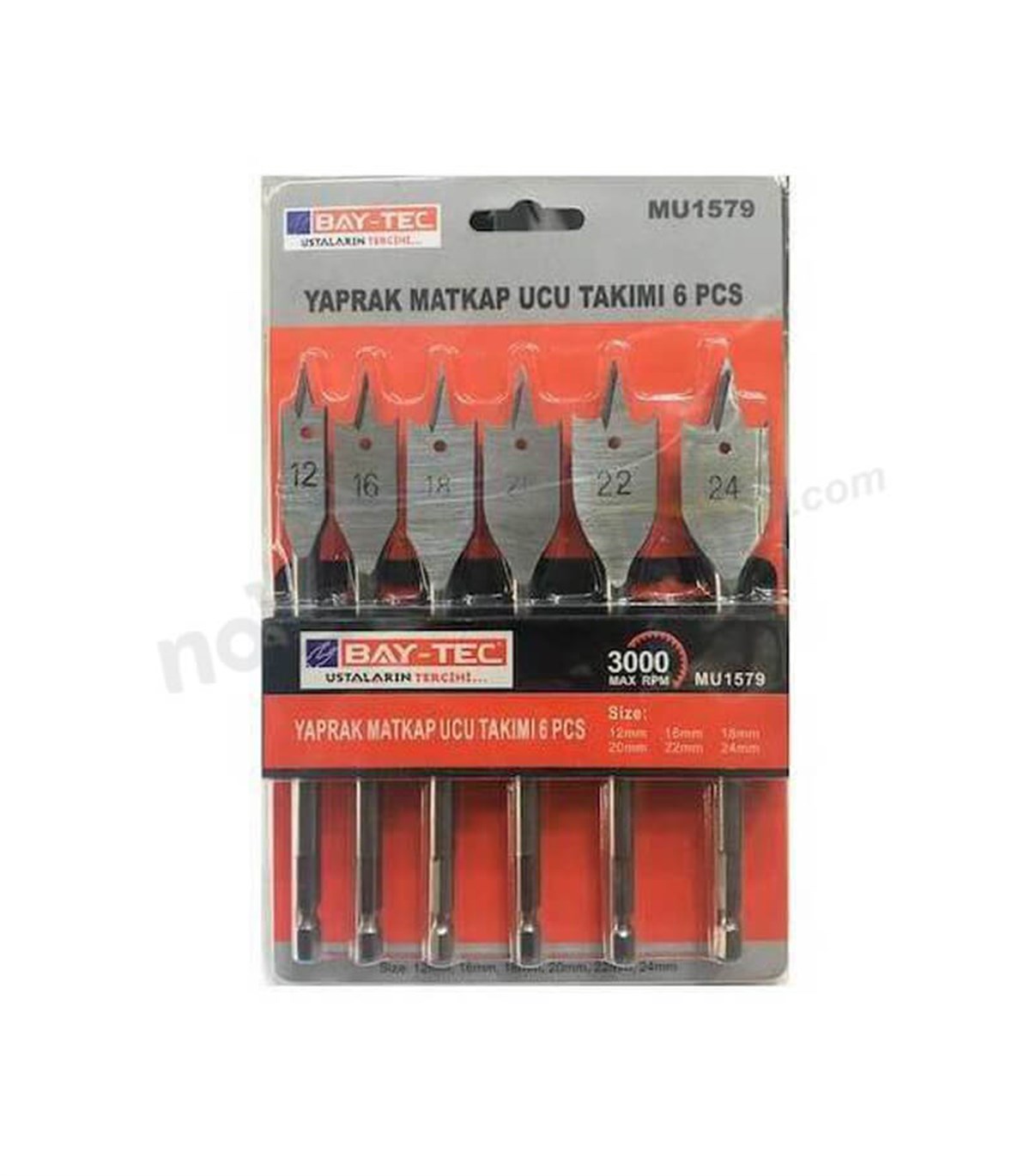 Yaprak Matkap Ucu Takımı 6'Lı resmi