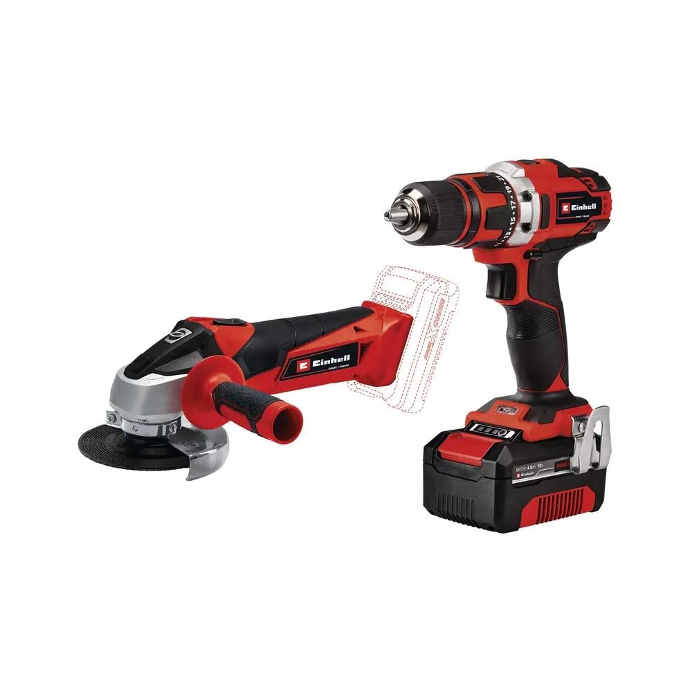Einhell Te-Tk 18/2 Li Kit (Cd+Ag) Akülü Alet Seti resmi