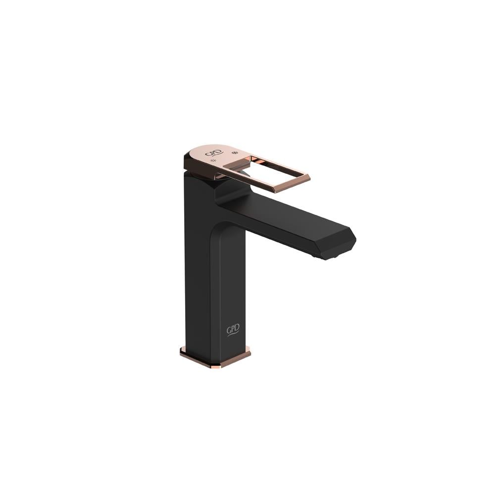 Gpd Quadro Lavabo Bataryası Siyah-Rose Gold Mlb190-S-R resmi
