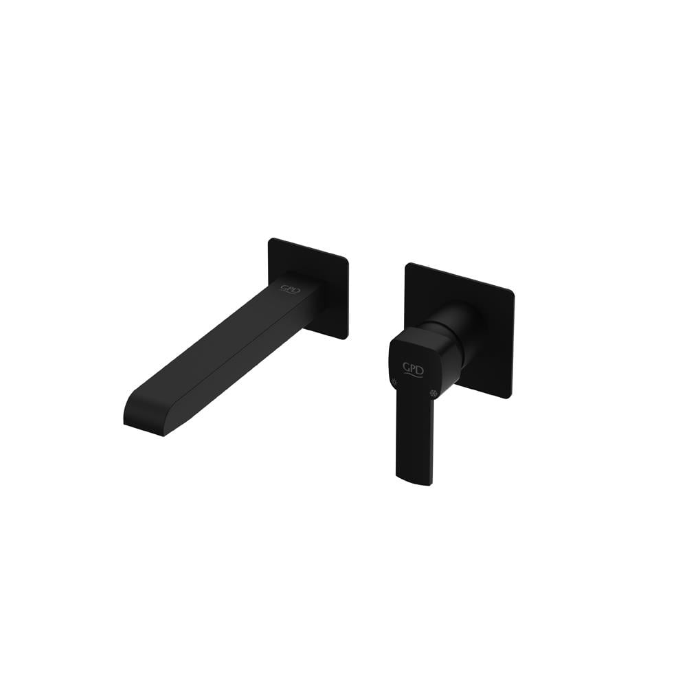 Gpd Pedra Duvardan Ankastre Lavabo Bataryası Siyah Mda160-S resmi