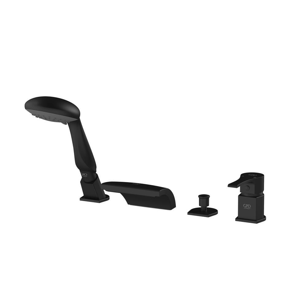 Gpd Atros Ankastre Küvet Bataryası (4 Delikli) Siyah Mak66-S resmi