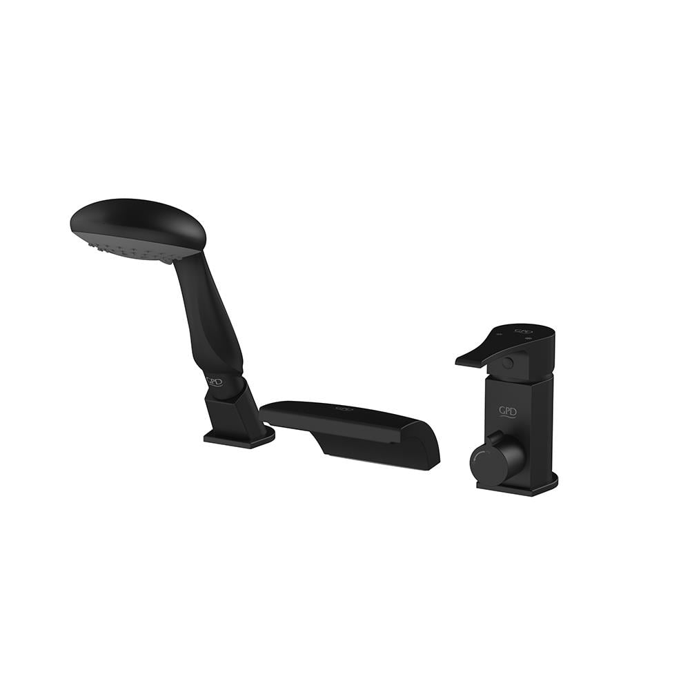 Gpd Atros Ankastre Küvet Bataryası (3 Delikli) Siyah Mak67-S resmi