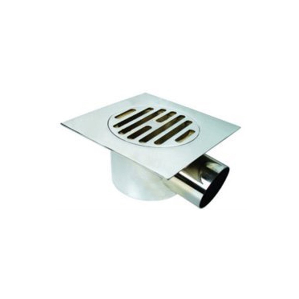 Komple Paslanmaz 15X15 Q32 Yandan Çıkışlı Yer Sifonu resmi