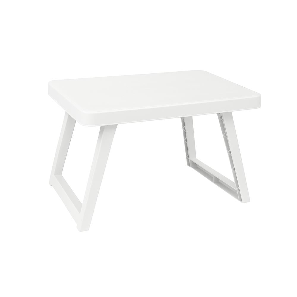 Portatif Katlanabilir Sehpa Kamp Masası Beyaz resmi