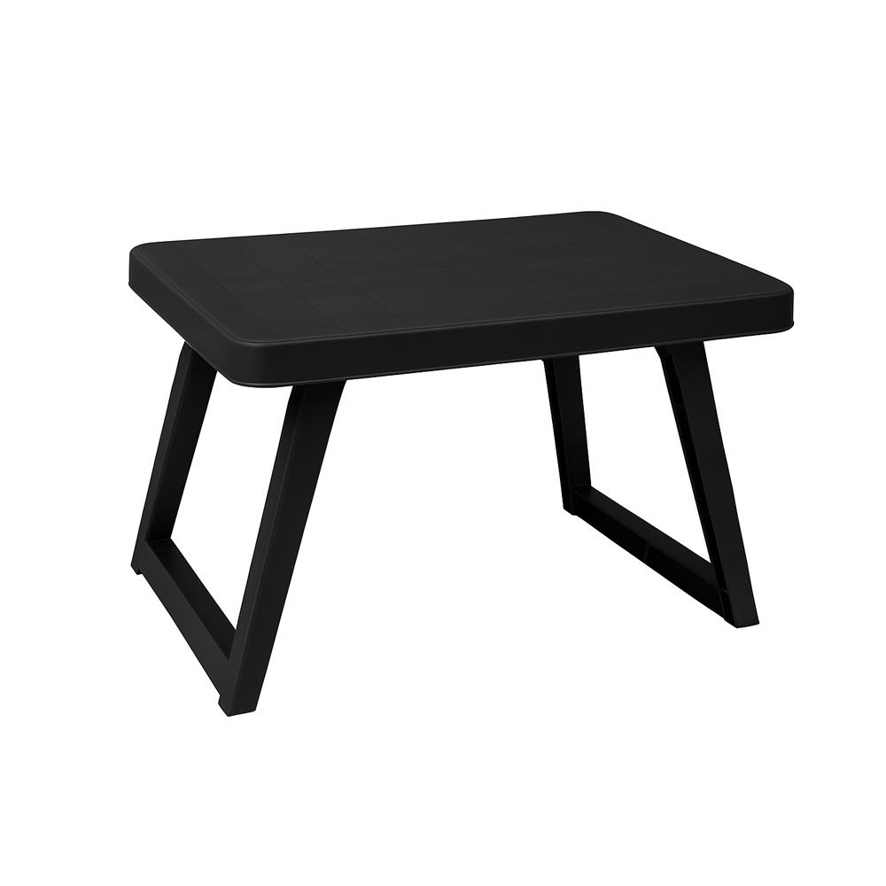 Portatif Katlanabilir Sehpa Kamp Masası Siyah resmi