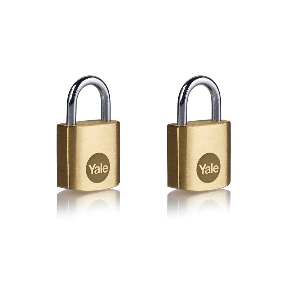 Yale Pirinç Asma Kilit 20 Mm 2'Li Set Y110B/20/111/2 resmi