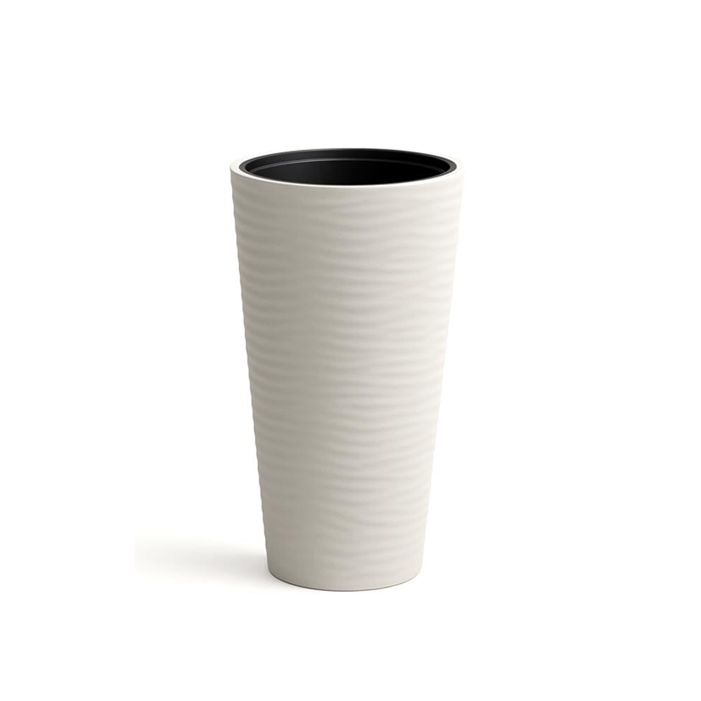 Serinova Kumsal Vazo Saksı Takım No:2 9 Lt Beyaz resmi