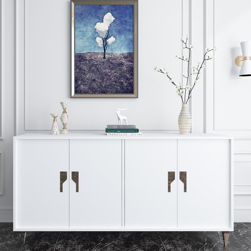 Bgr 4 Kapaklı Konsol Beyaz resmi