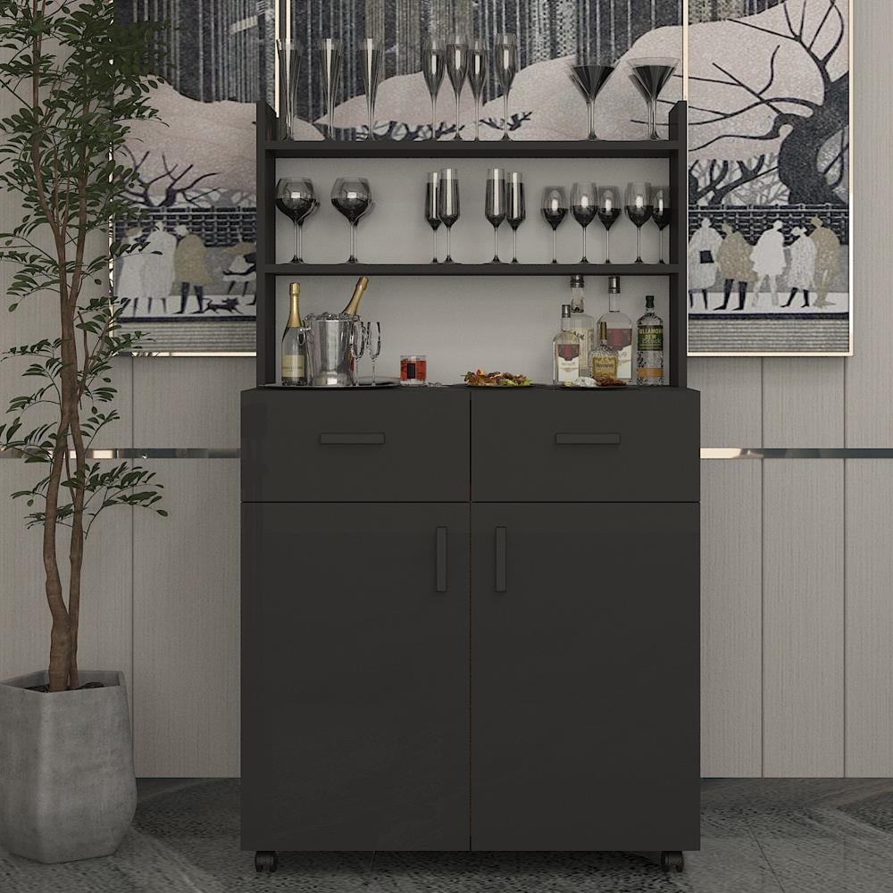 Bgr Otel Ve Restoran Yüksek Servant Antrasit resmi