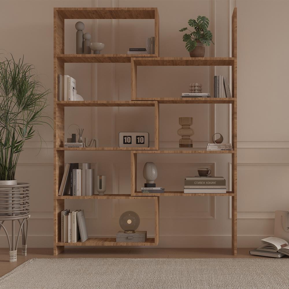 Bgr 9 Bölmeli Modüler Kitaplık Çam resmi