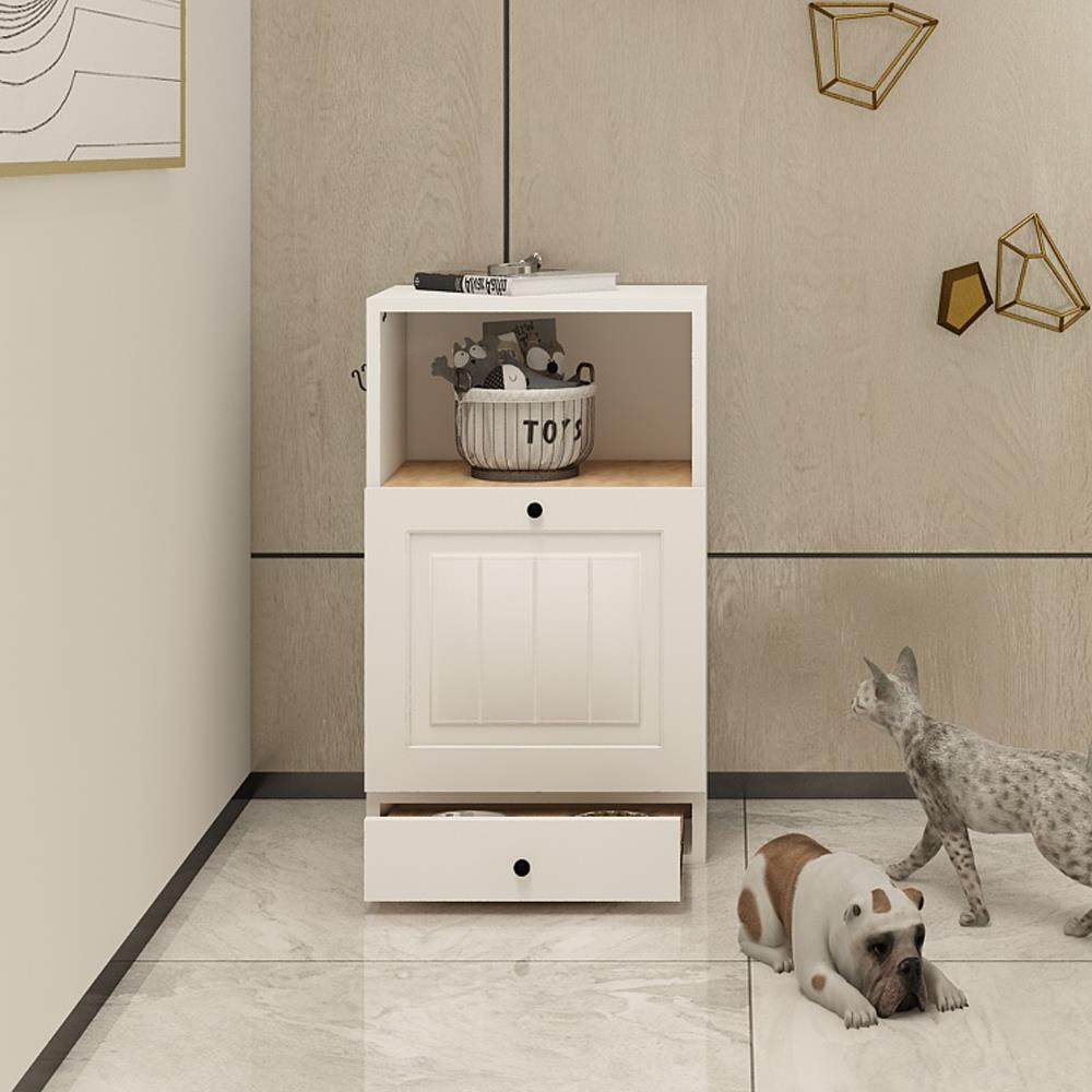 Bgr Evcil Hayvan Mama Ve Oyun Evi Beyaz resmi